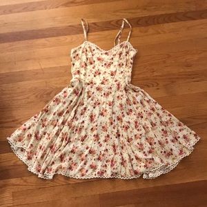 XS Floral Mink Pink Sundress